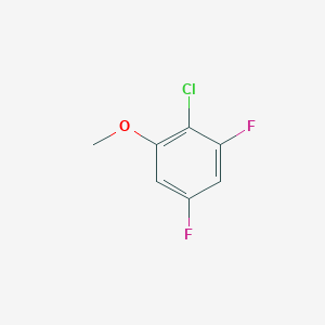 molecular formula C7H5ClF2O B102107 2-氯-3,5-二氟苯甲醚 CAS No. 18627-23-1
