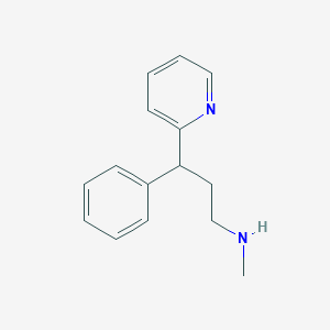 molecular formula C15H18N2 B102111 N-Desmethylpheniramine CAS No. 19428-44-5