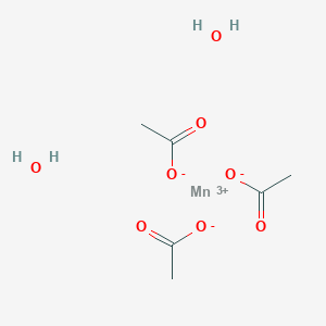 molecular formula C6H13MnO8 B102122 三乙酸锰二水合物 CAS No. 19513-05-4