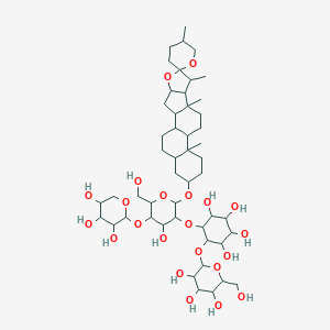 molecular formula C50H82O22 B010213 Cantalasaponin 3 CAS No. 103735-23-5