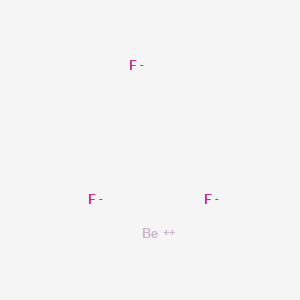 molecular formula BeF3- B102130 Beryllium trifluoride CAS No. 19181-26-1
