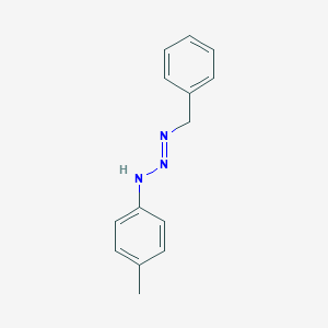 molecular formula C14H15N3 B102131 1-Triazene, 1-(4-methylphenyl)-3-(phenylmethyl)- CAS No. 17683-09-9