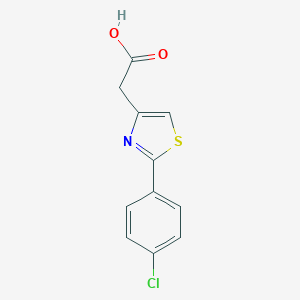molecular formula C11H8ClNO2S B102136 Fenclozic acid CAS No. 17969-20-9