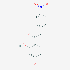 1-(2,4-Dihydroxyphenyl)-2-(4-nitrophenyl)ethanone