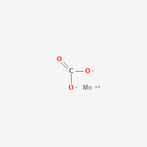 molecular formula MnCO3<br>CMnO3 B102170 Manganese carbonate CAS No. 17375-37-0