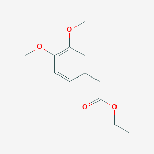 molecular formula C12H16O4 B102177 Ethyl 3,4-dimethoxyphenylacetate CAS No. 18066-68-7