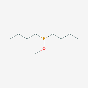 molecular formula C9H21OP B102184 Dibutylphosphinous acid methyl ester CAS No. 17383-45-8