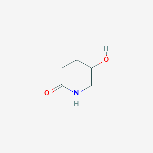 molecular formula C5H9NO2 B102186 5-Hydroxypiperidin-2-one CAS No. 19365-07-2