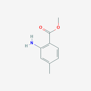 molecular formula C9H11NO2 B102188 Methyl 2-amino-4-methylbenzoate CAS No. 18595-17-0