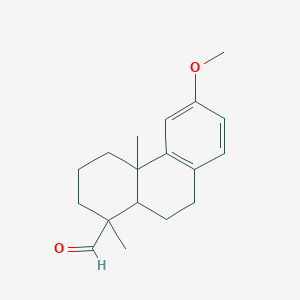 molecular formula C18H24O2 B102200 12-Methoxypodocarpa-8,11,13-trien-15-al CAS No. 16826-83-8
