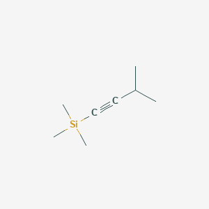 molecular formula C8H16Si B102209 Silane, trimethyl(3-methyl-1-butynyl)- CAS No. 18388-07-3
