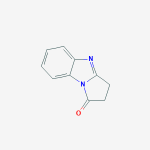 molecular formula C10H8N2O B010223 2,3-Dihydropyrrolo[1,2-a]benzimidazol-1-one CAS No. 19950-82-4