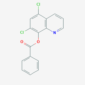 5,7-Dichloro-8-benzoyloxyquinoline