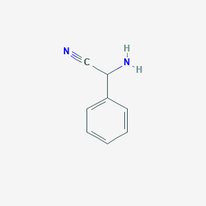 molecular formula C8H8N2 B102233 2-Amino-2-phenylacetonitrile CAS No. 16750-42-8