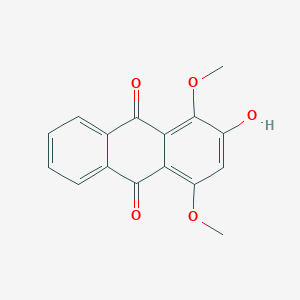 molecular formula C16H12O5 B010224 1,4-Dimethoxy-2-hydroxyanthraquinone CAS No. 107953-78-6