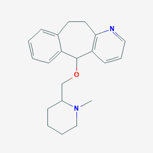 10,11-Dihydro-5-((1-methylpiperid-2-yl)methoxy)-5H-benzo(4,5)cyclohepta(1,2-b)pyridine