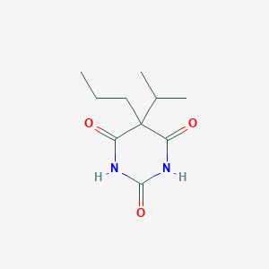 molecular formula C10H16N2O3 B102252 Barbituric acid, 5-isopropyl-5-propyl- CAS No. 17013-40-0