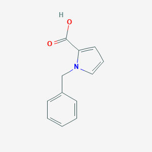 molecular formula C12H11NO2 B102254 1-benzyl-1H-pyrrole-2-carboxylic acid CAS No. 18159-22-3
