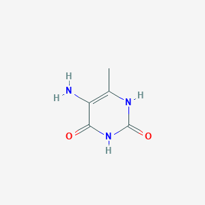 molecular formula C5H7N3O2 B102263 5-Amino-6-methylpyrimidine-2,4-diol CAS No. 6270-46-8