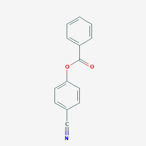 molecular formula C14H9NO2 B102277 4-Cyanophenyl benzoate CAS No. 16513-72-7