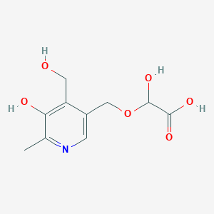 Hydroxy[[5-hydroxy-4-(hydroxymethyl)-6-methylpyridin-3-yl]methoxy]acetic acid