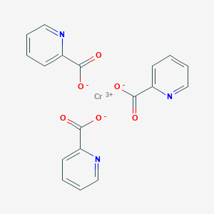molecular formula C18H12CrN3O6 B102299 Chromium picolinate CAS No. 15713-60-7