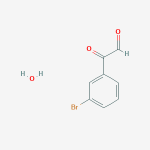 molecular formula C8H7BrO3 B010231 3-Bromophenylglyoxal hydrate CAS No. 106134-16-1