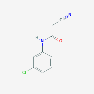N-(3-chlorophenyl)-2-cyanoacetamide
