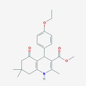 Methyl 4-(4-ethoxyphenyl)-2,7,7-trimethyl-5-oxo-1,4,6,8-tetrahydroquinoline-3-carboxylate
