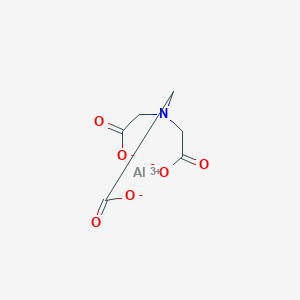 molecular formula C6H6AlNO6 B102321 Aluminum nitrilotriacetate CAS No. 19010-73-2