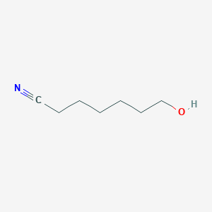 molecular formula C7H13NO B102343 7-Hydroxyheptanenitrile CAS No. 17976-80-6