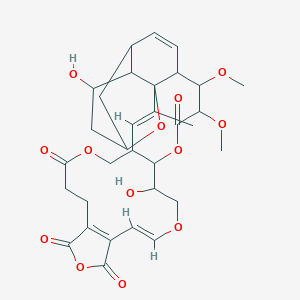 molecular formula C32H38O13 B010235 Lustromycin CAS No. 105156-68-1