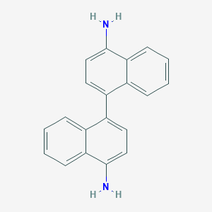 molecular formula C20H16N2 B102351 1,1'-Binaphthyl-4,4'-ylenediamine CAS No. 18531-98-1