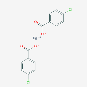 molecular formula C14H8Cl2HgO4 B102355 Mercury bis(4-chlorobenzoate) CAS No. 15516-76-4
