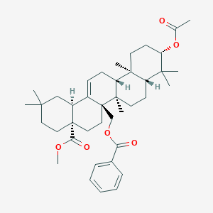 molecular formula C40H56O6 B010236 Methyl helicterilate CAS No. 102637-01-4