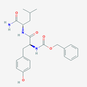 molecular formula C23H29N3O5 B102367 Z-Tyr-leu-NH2 CAS No. 17331-91-8