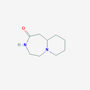 3,4,5,7,8,9,10,10a-octahydro-1H-pyrido[1,2-d][1,4]diazepin-2-one