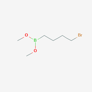 molecular formula C6H14BBrO2 B102376 4-Bromobutyl(dimethoxy)borane CAS No. 19243-54-0