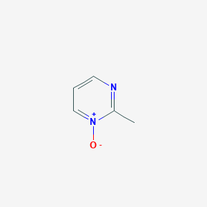 molecular formula C5H6N2O B102377 2-Methylpyrimidine 1-oxide CAS No. 17759-05-6