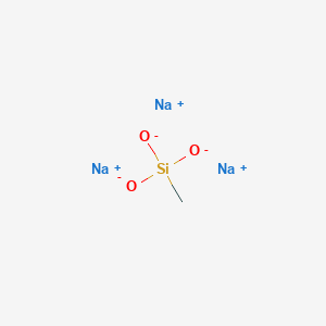 molecular formula CH6NaO3Si B102378 Sodium methylsilanetriolate CAS No. 16589-43-8