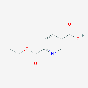 molecular formula C9H9NO4 B102383 6-(Ethoxycarbonyl)nicotinic acid CAS No. 17874-78-1