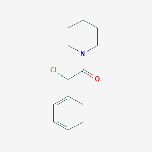 molecular formula C13H16ClNO B102386 1-[Chloro(phenyl)acetyl]piperidine CAS No. 18504-70-6