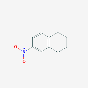 molecular formula C10H11NO2 B102391 6-Nitro-1,2,3,4-tetrahydronaphthalene CAS No. 19353-86-7