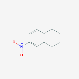 molecular formula C10H11NO2 B102391 1,2,3,4-Tetrahydro-6-nitronaphthalene CAS No. 19353-86-7