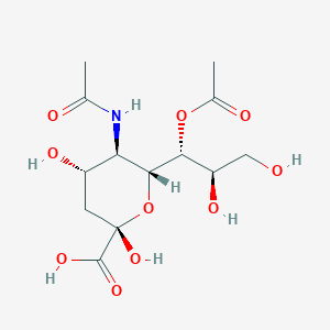 molecular formula C13H21NO10 B102401 N-acetyl-7-O-acetylneuraminic acid CAS No. 18529-63-0
