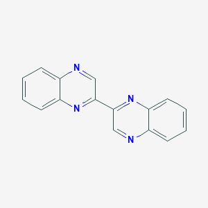 molecular formula C16H10N4 B102402 2,2'-Biquinoxaline CAS No. 27739-37-3