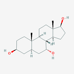 molecular formula C19H32O3 B102413 5alpha-Androstane-3beta,7alpha,17beta-triol CAS No. 19316-62-2