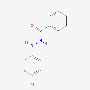 molecular formula C13H11ClN2O B102421 N'-(4-chlorophenyl)benzohydrazide CAS No. 17473-76-6