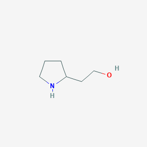 molecular formula C6H13NO B102423 2-Pyrrolidineethanol CAS No. 19432-88-3
