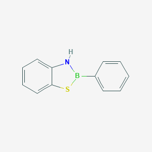molecular formula C12H10BNS B102425 2,3-Dihydro-2-phenyl-1,3,2-benzothiazaborole CAS No. 16239-25-1
